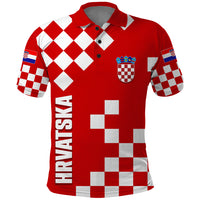 Croatia Polo Shirt National Day Checkerboard Hrvatska Simple Style 02 - Wonder Print Shop