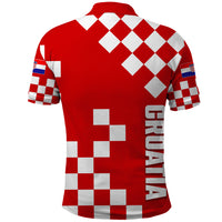 Croatia Polo Shirt National Day Checkerboard Hrvatska Simple Style 02 - Wonder Print Shop