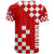 Croatia National Day T Shirt Checkerboard Hrvatska Simple Style 02 - Wonder Print Shop