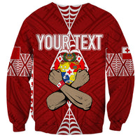 Personalised Tonga Rugby Sweatshirt Mate Ma'a Tonga Independence Day - Wonder Print Shop