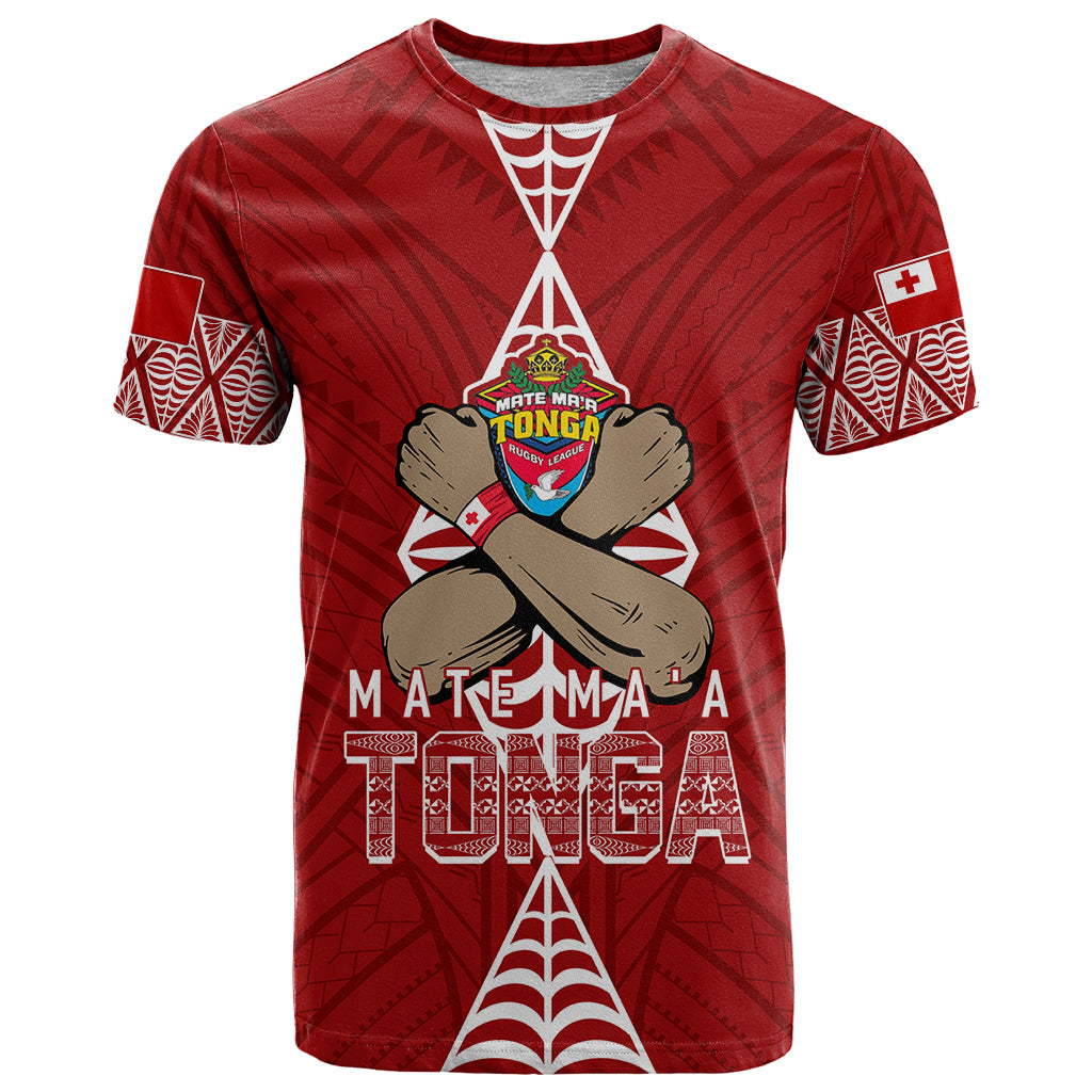 Personalised Tonga Rugby T Shirt Mate Ma'a Tonga Independence Day - Wonder Print Shop