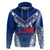 Custom Samoa Rugby Hoodie Manu Samoa Gradient Blue - Wonder Print Shop