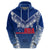 Custom Samoa Rugby Hoodie Manu Samoa Gradient Blue - Wonder Print Shop