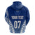 Custom Samoa Rugby Hoodie Manu Samoa Gradient Blue - Wonder Print Shop