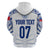 Custom Samoa Rugby Hoodie Manu Samoa Gradient White - Wonder Print Shop