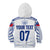 Personalised Samoa Rugby Kid Hoodie Manu Samoa Gradient White - Wonder Print Shop