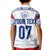 Custom Samoa Rugby Polo Shirt for Kid Manu Samoa Gradient White - Wonder Print Shop