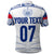 Custom Samoa Rugby Polo Shirt Manu Samoa Gradient White - Wonder Print Shop