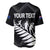 Personalised New Zealand Football Ferns Baseball Jersey Women World Cup 2023 Sporty Vibes LT7 - Wonder Print Shop