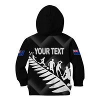 Personalised New Zealand Football Ferns Kid Hoodie Women World Cup 2023 Sporty Vibes - Wonder Print Shop