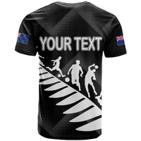 Personalised New Zealand Football Ferns T Shirt Women World Cup 2023 Sporty Vibes - Wonder Print Shop