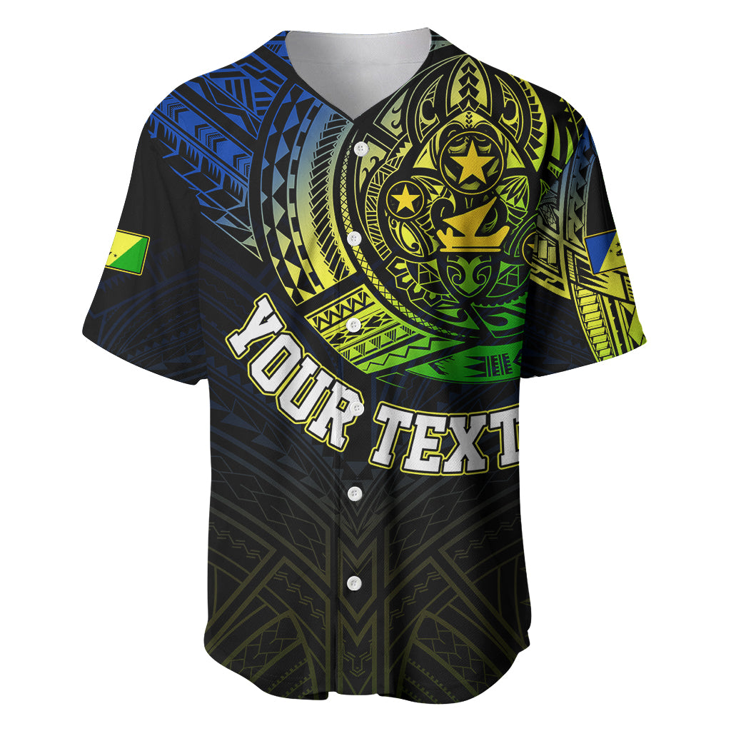 Personalised Vanuatu Baseball Jersey Turtle Chest Tattoo Flag Color - Malampa LT7 - Wonder Print Shop
