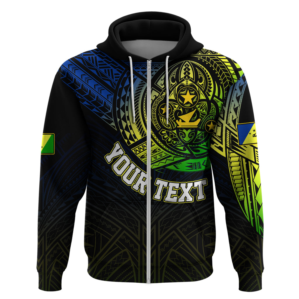 Custom Vanuatu Hoodie Turtle Chest Tattoo Flag Color - Malampa - Wonder Print Shop