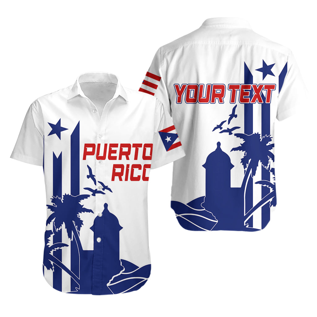 Personalised Puerto Rico Baseball 2023 El Morro Silhouette Hawaiian Shirt - Wonder Print Shop