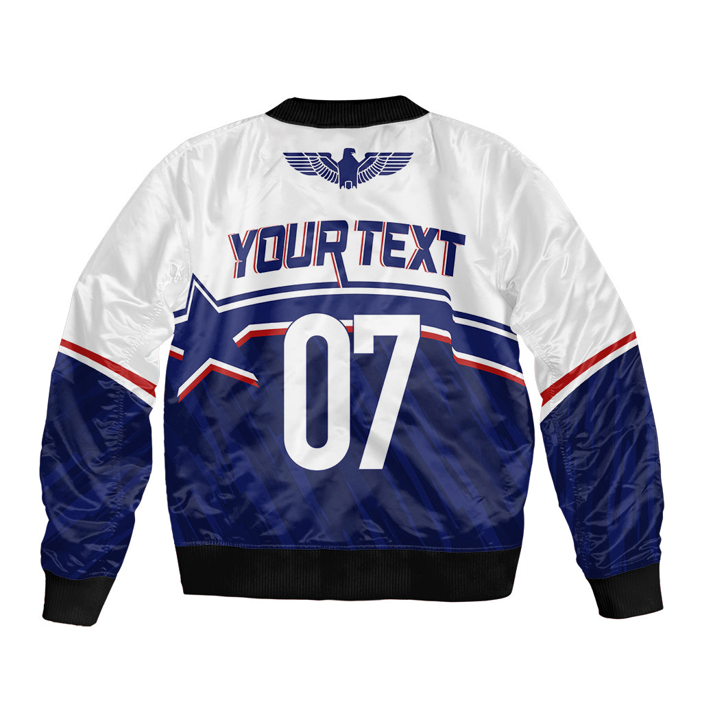 USA Ice Hockey Championship 2023 Star Eagle Bomber Jacket - Wonder Print Shop