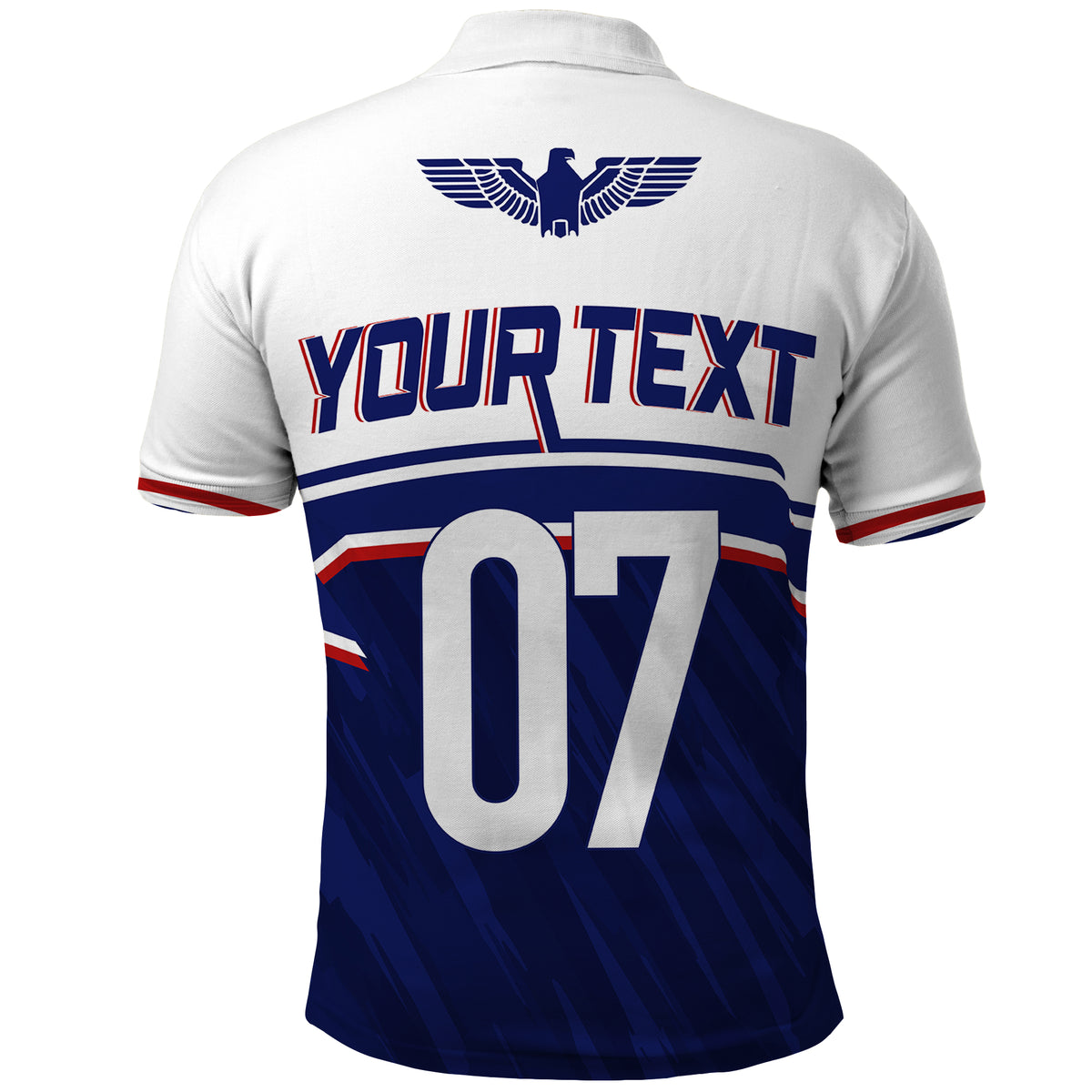 USA Ice Hockey Championship 2023 Star Eagle Polo Shirt - Wonder Print Shop