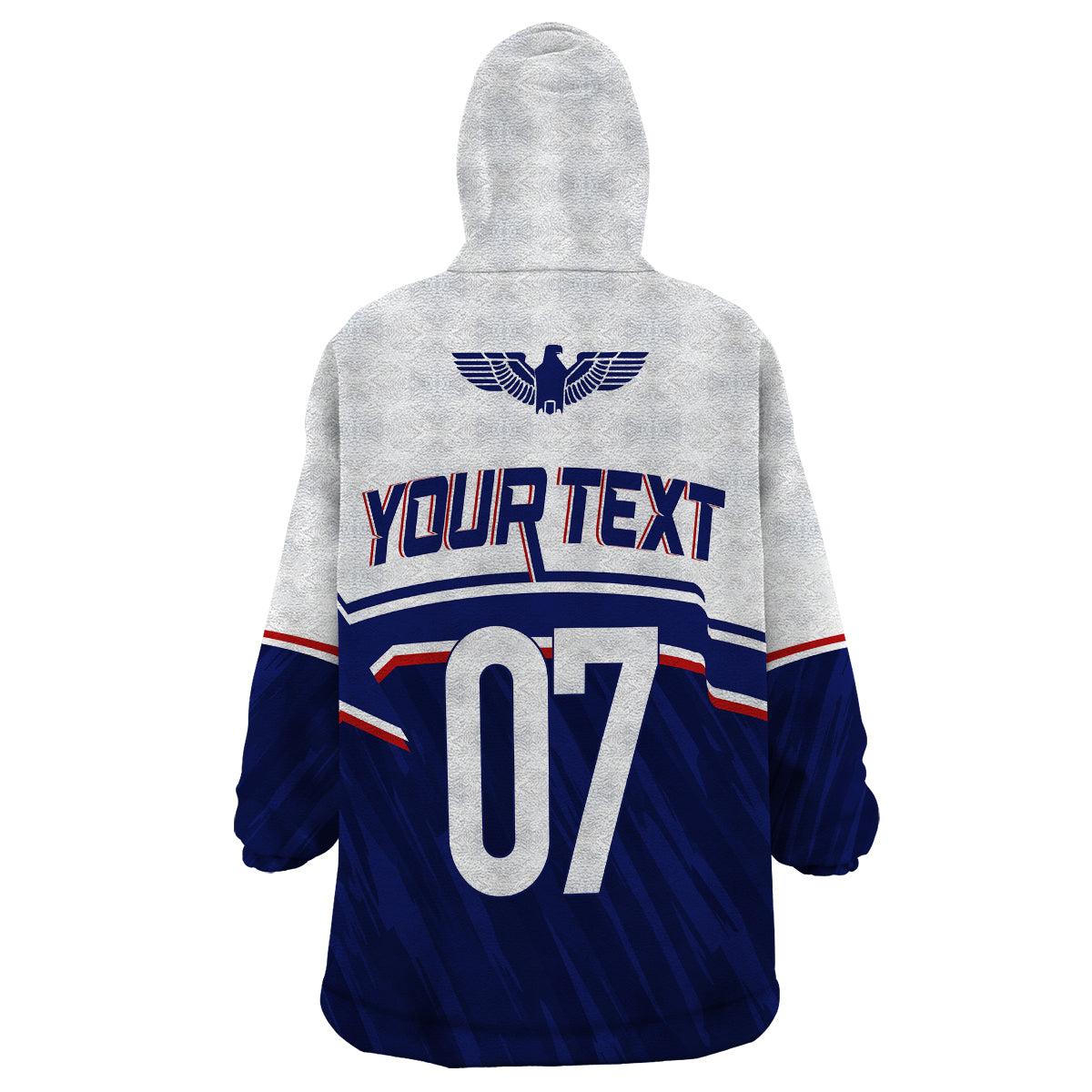 USA Ice Hockey Championship 2023 Star Eagle Wearable Blanket Hoodie - Wonder Print Shop