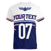 USA Ice Hockey Championship 2023 Star Eagle Women V Neck T Shirt - Wonder Print Shop