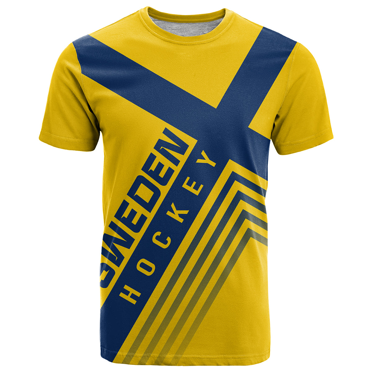Sweden Ice Hockey Championship 2023 Three Crowns T Shirt - Wonder Print Shop