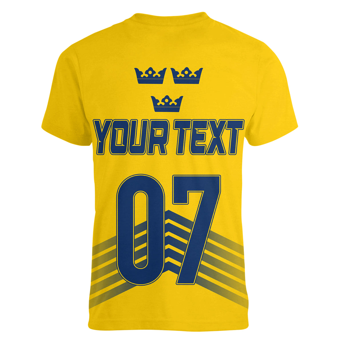 Sweden Ice Hockey Championship 2023 Three Crowns Women V Neck T Shirt - Wonder Print Shop