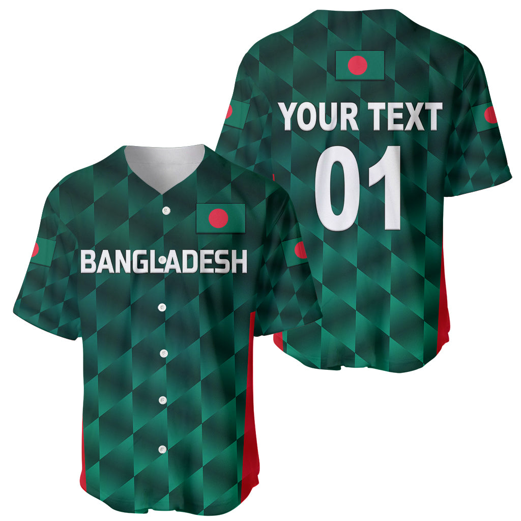 (Custom Personalised) Bangladesh Cricket Baseball Jersey Unique Style LT8 - Wonder Print Shop