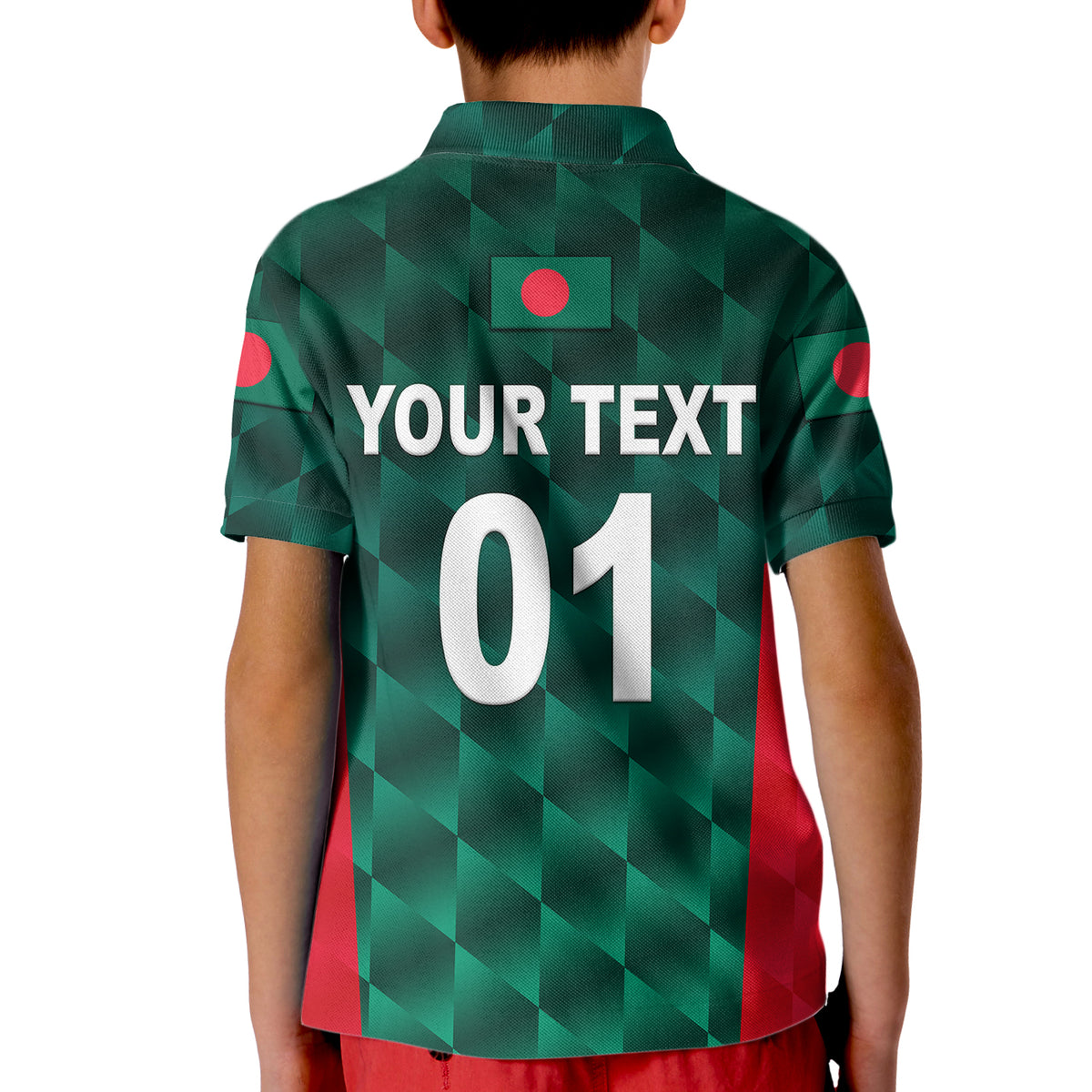 Custom Bangladesh Cricket Polo Shirt for Kid Unique Style LT8 - Wonder Print Shop