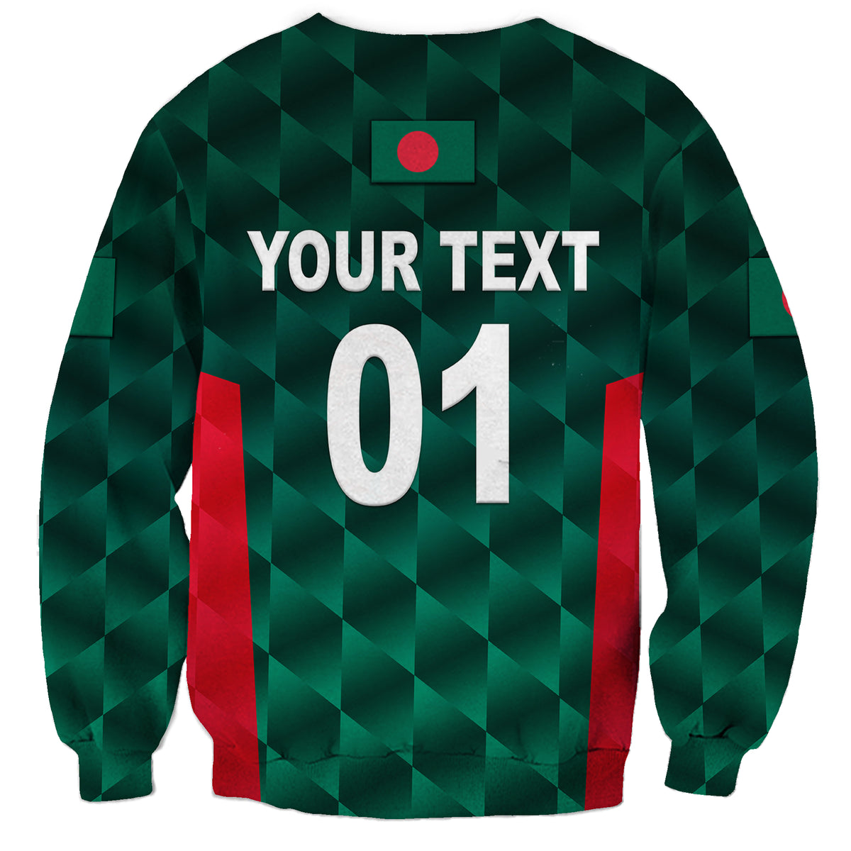 (Custom Personalised) Bangladesh Cricket Sweatshirt Unique Style LT8 - Wonder Print Shop