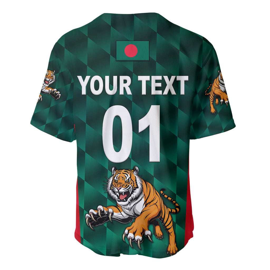 (Custom Personalised) Bangladesh Cricket Baseball Jersey Special Style The Tigers LT8 - Wonder Print Shop