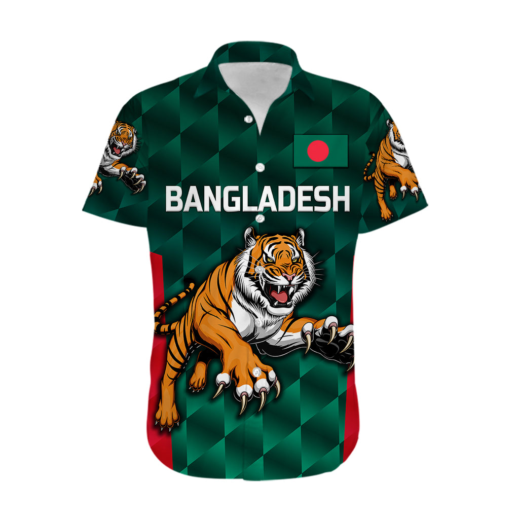 (Custom Personalised) Bangladesh Cricket Hawaiian Shirt Special Style The Tigers LT8 - Wonder Print Shop