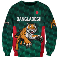 (Custom Personalised) Bangladesh Cricket Sweatshirt Special Style The Tigers LT8 - Wonder Print Shop