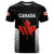 Custom Canada Cricket T Shirt Maple Leaf Unique Style Black LT8 - Wonder Print Shop