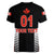 (Custom Personalised) Canada Cricket Women V Neck T Shirt Maple Leaf Unique Style - Black LT8 - Wonder Print Shop