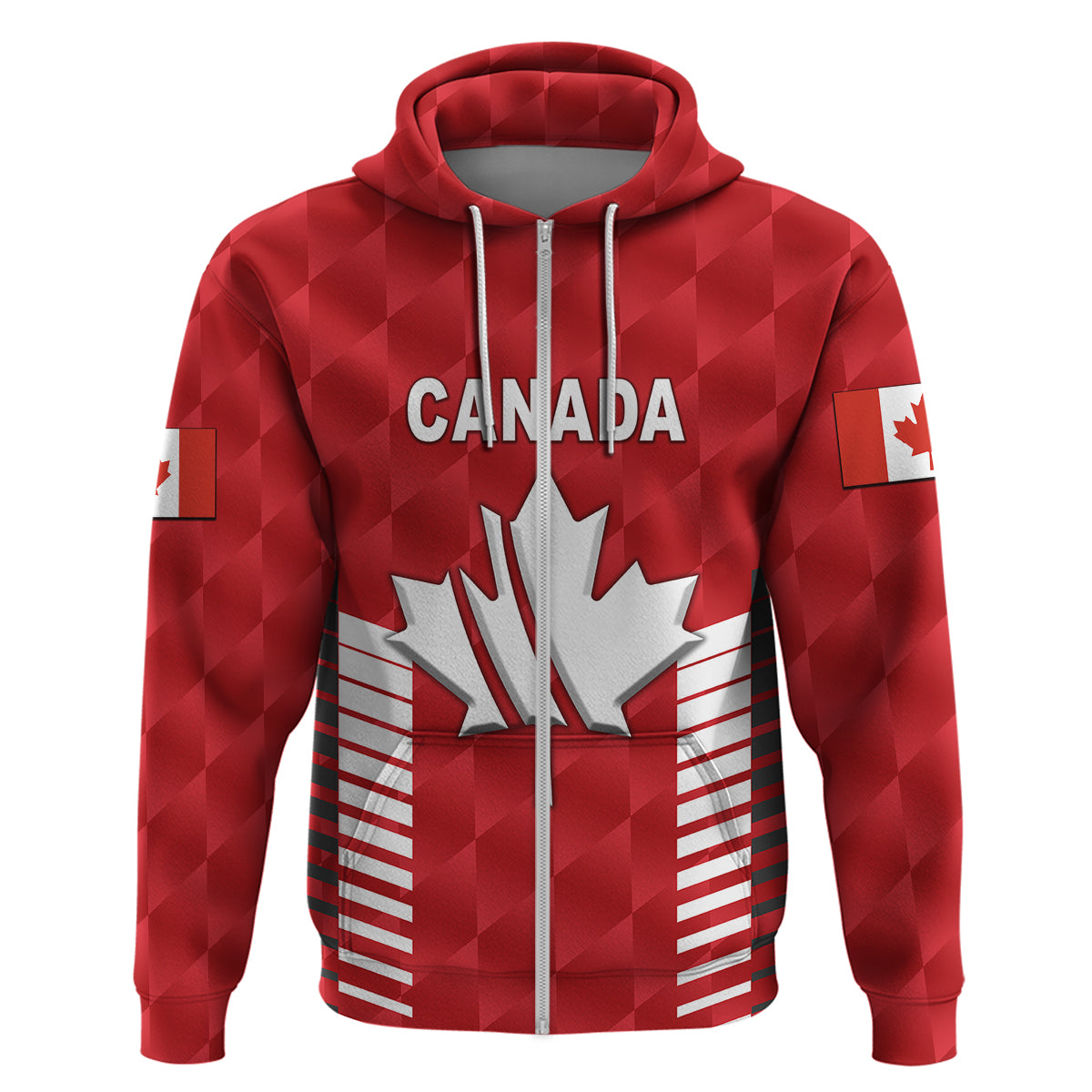 Custom Canada CrickeHoodie Maple Leaf Unique Style Red LT8 - Wonder Print Shop