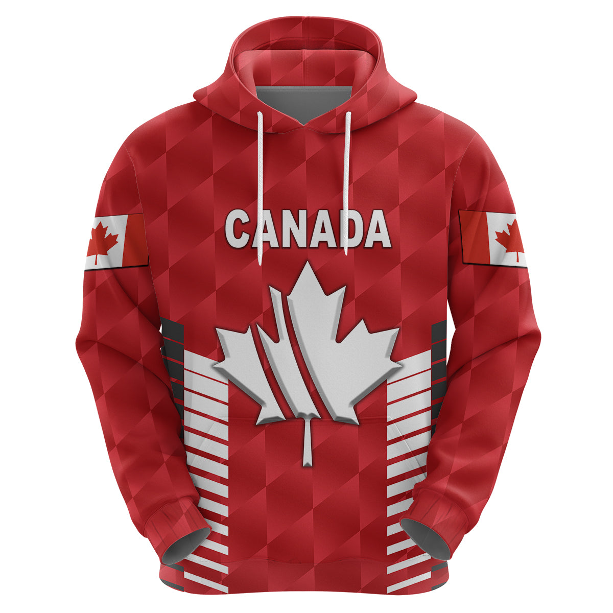 Custom Canada CrickeHoodie Maple Leaf Unique Style Red LT8 - Wonder Print Shop