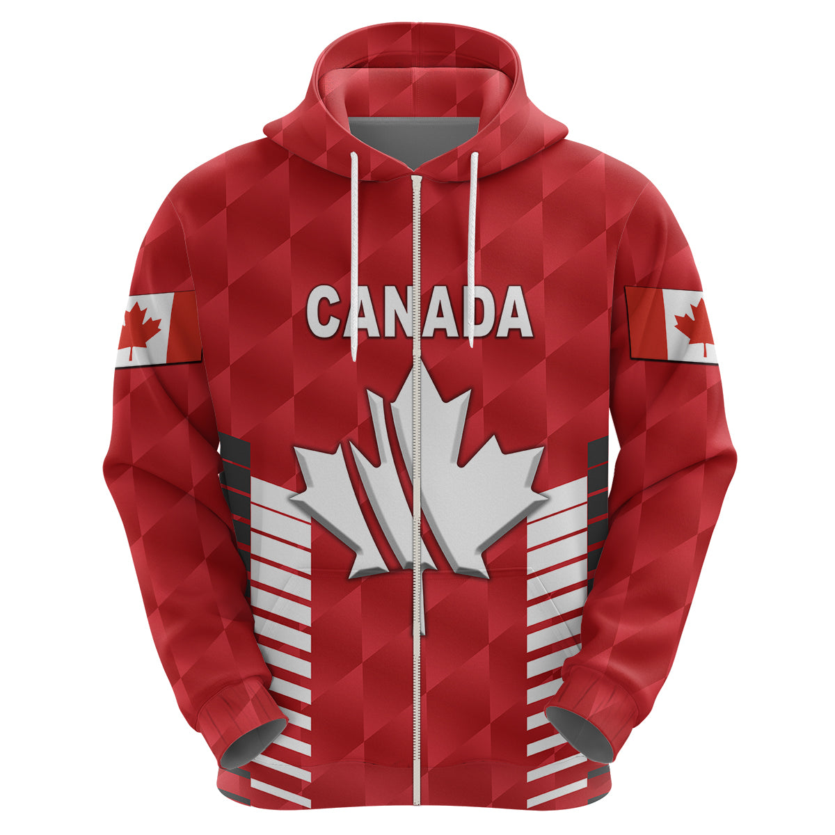 Custom Canada CrickeHoodie Maple Leaf Unique Style Red LT8 - Wonder Print Shop