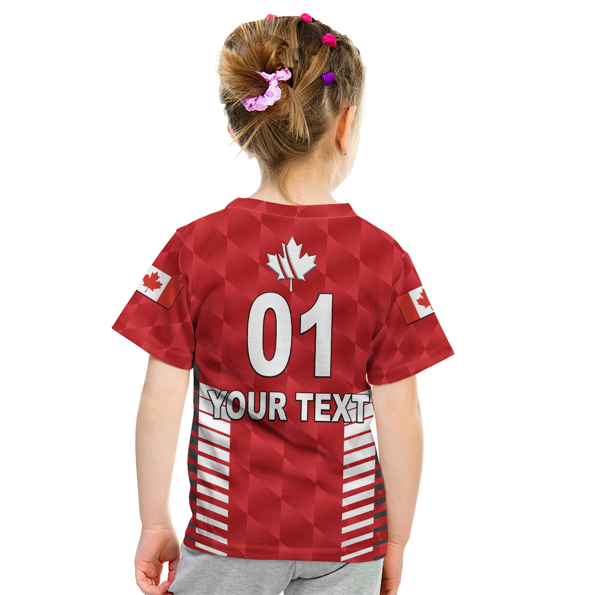 (Custom Personalised) Canada Cricket Kid T Shirt Maple Leaf Unique Style - Red LT8 - Wonder Print Shop