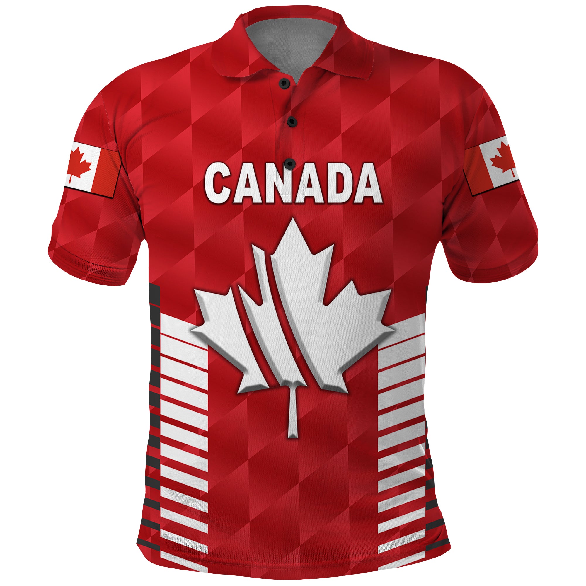 custom-personalised-canada-cricket-polo-shirt-maple-leaf-unique-style-red