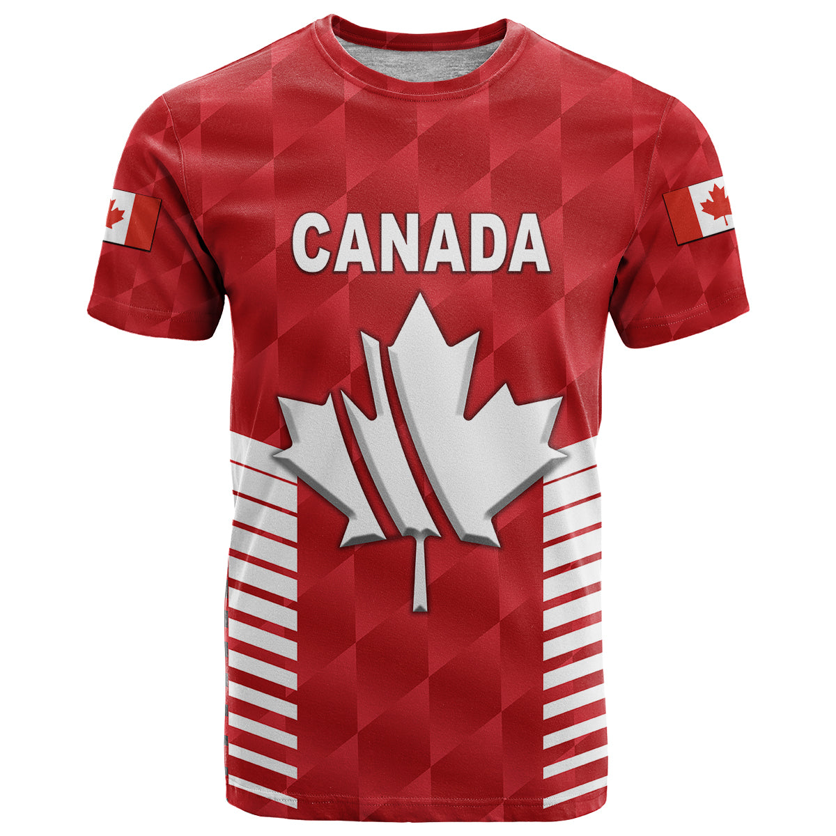 Custom Canada Cricket T Shirt Maple Leaf Unique Style Red LT8 - Wonder Print Shop