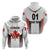 Custom Canada CrickeHoodie Maple Leaf Unique Style White LT8 - Wonder Print Shop
