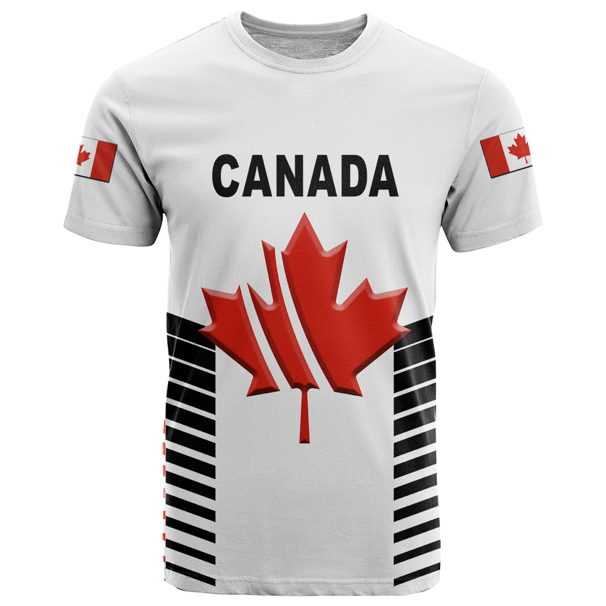 Custom Canada Cricket T Shirt Maple Leaf Unique Style White LT8 - Wonder Print Shop