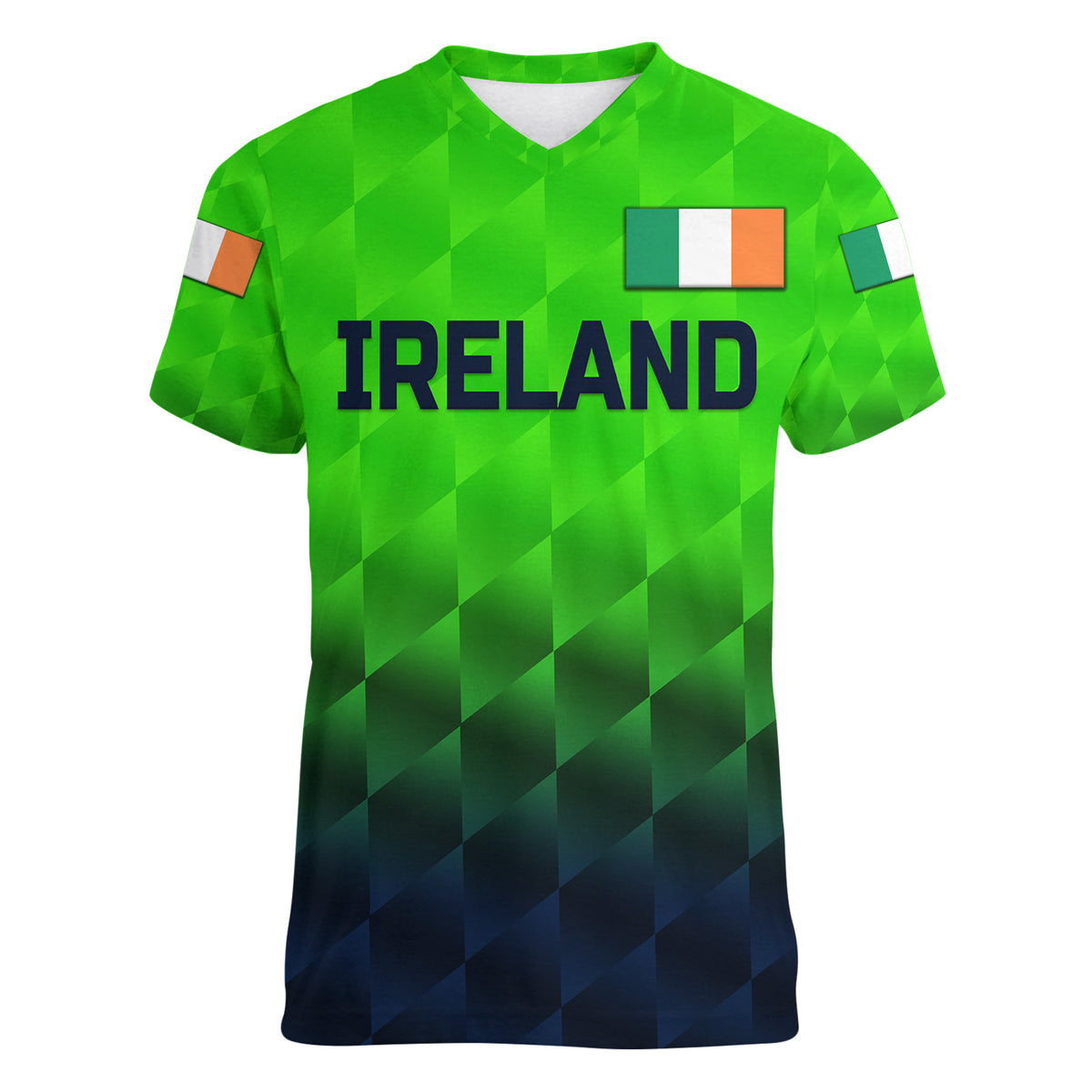 (Custom Personalised) Ireland Cricket Women V Neck T Shirt Unique Style LT8 - Wonder Print Shop