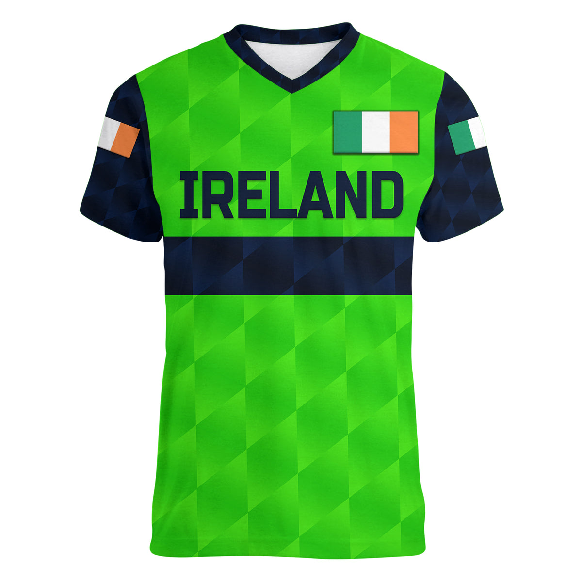 (Custom Personalised) Ireland Cricket Women V Neck T Shirt Special Style LT8 - Wonder Print Shop