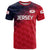 Custom The Bailiwick of Jersey Cricket T Shirt Unique Style Red NO.2 LT8 - Wonder Print Shop
