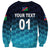 (Custom Personalised) Namibia Cricket Sweatshirt Unique Style - Blue LT8 - Wonder Print Shop