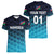 (Custom Personalised) Namibia Cricket Women V Neck T Shirt Unique Style - Blue LT8 - Wonder Print Shop