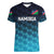 (Custom Personalised) Namibia Cricket Women V Neck T Shirt Unique Style - Blue LT8 - Wonder Print Shop