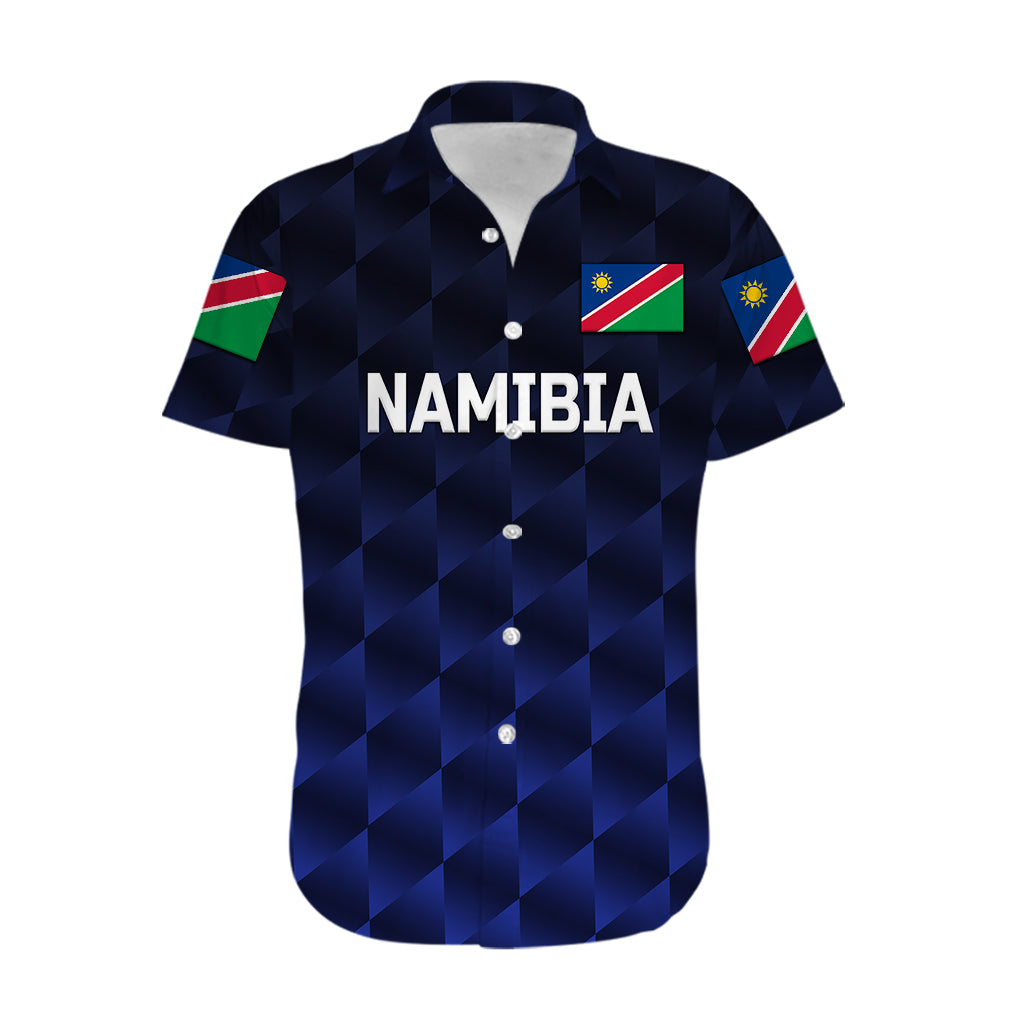 (Custom Personalised) Namibia Cricket Hawaiian Shirt Unique Style - Navy LT8 - Wonder Print Shop