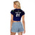 (Custom Personalised) Namibia Cricket Raglan Cropped T Shirt Unique Style - Navy LT8 - Wonder Print Shop