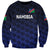 (Custom Personalised) Namibia Cricket Sweatshirt Unique Style - Navy LT8 - Wonder Print Shop