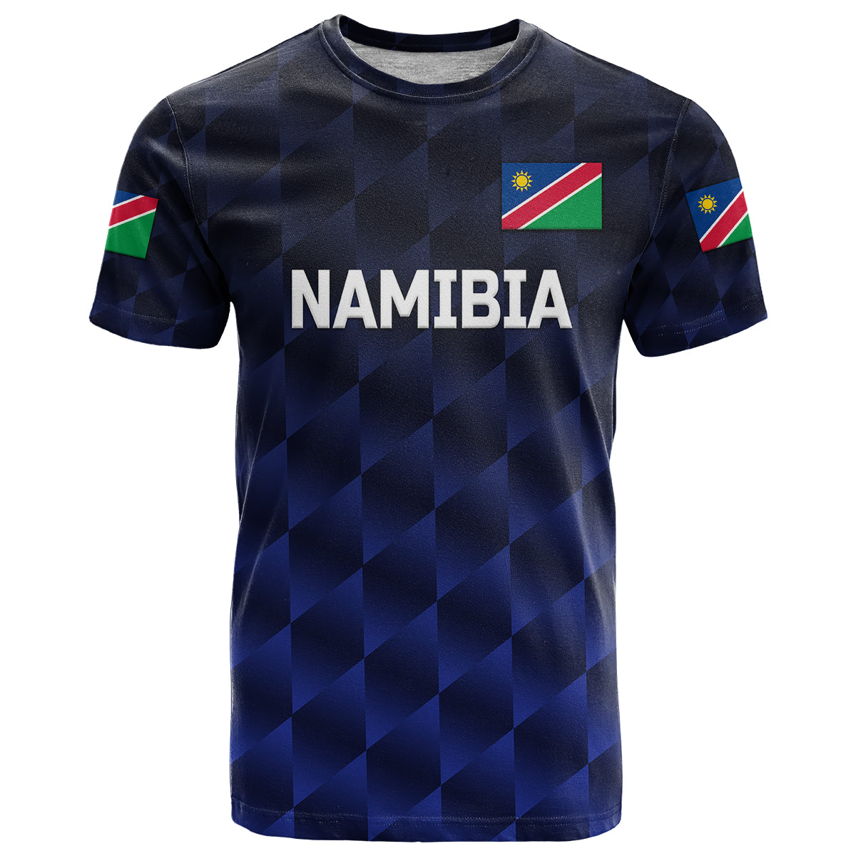 Custom Namibia Cricket T Shirt Unique Style Navy LT8 - Wonder Print Shop